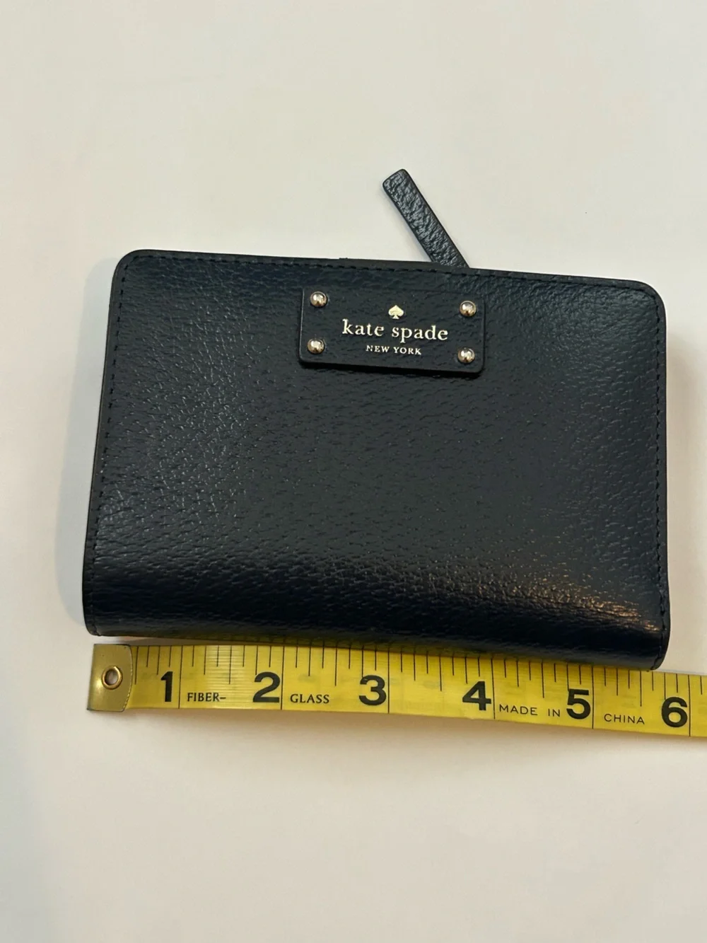 kate spade New York Navy Card Cash and Change Wallet